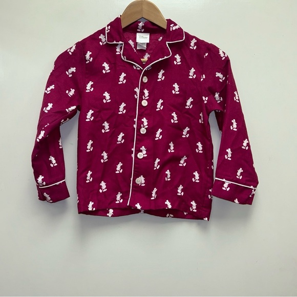 Disney Other - Disney Red Shirt with White Mickey Mouse Design size 5/6